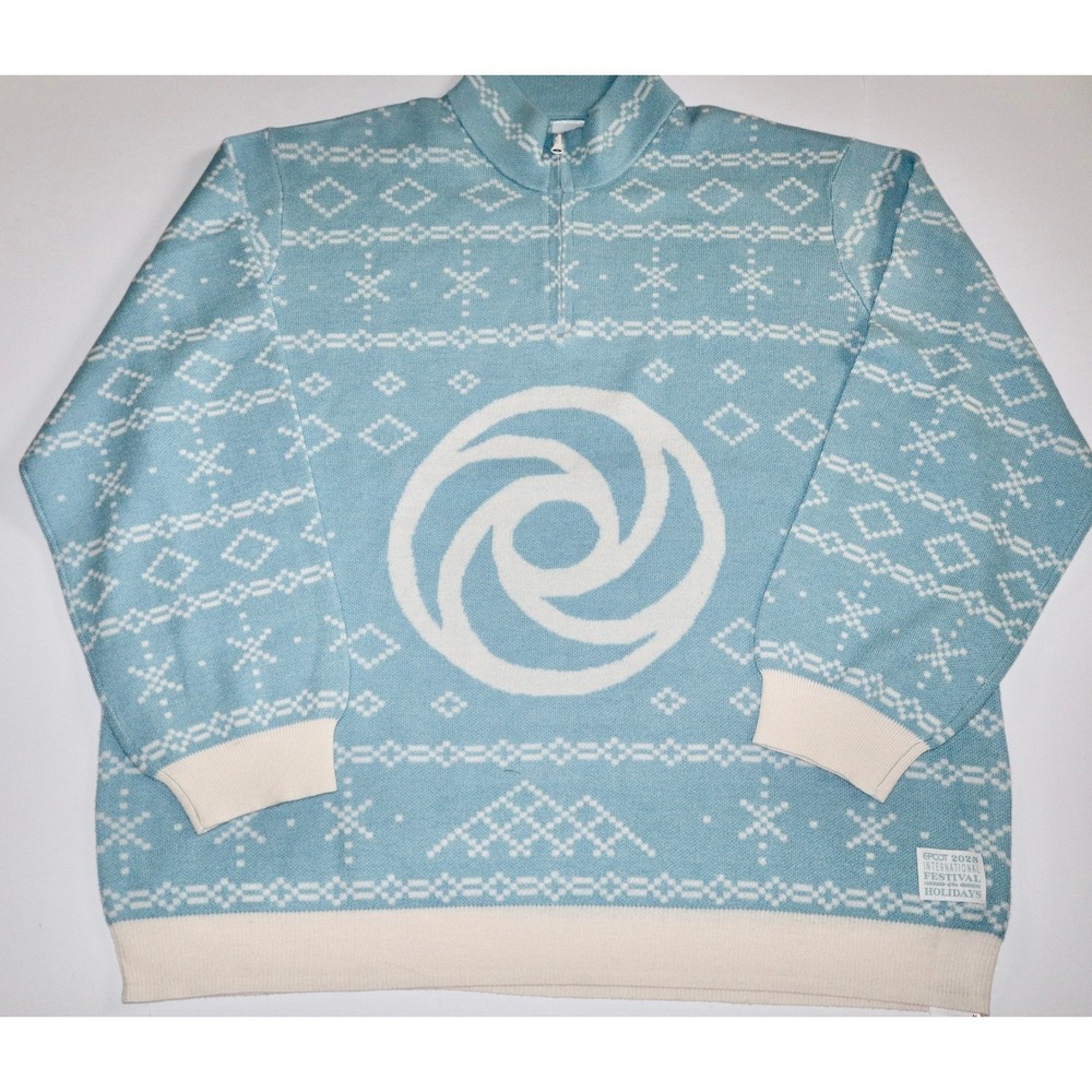 Disney Epcot Festival of the Holidays 2025 Figment Christmas Sweater XXL New
